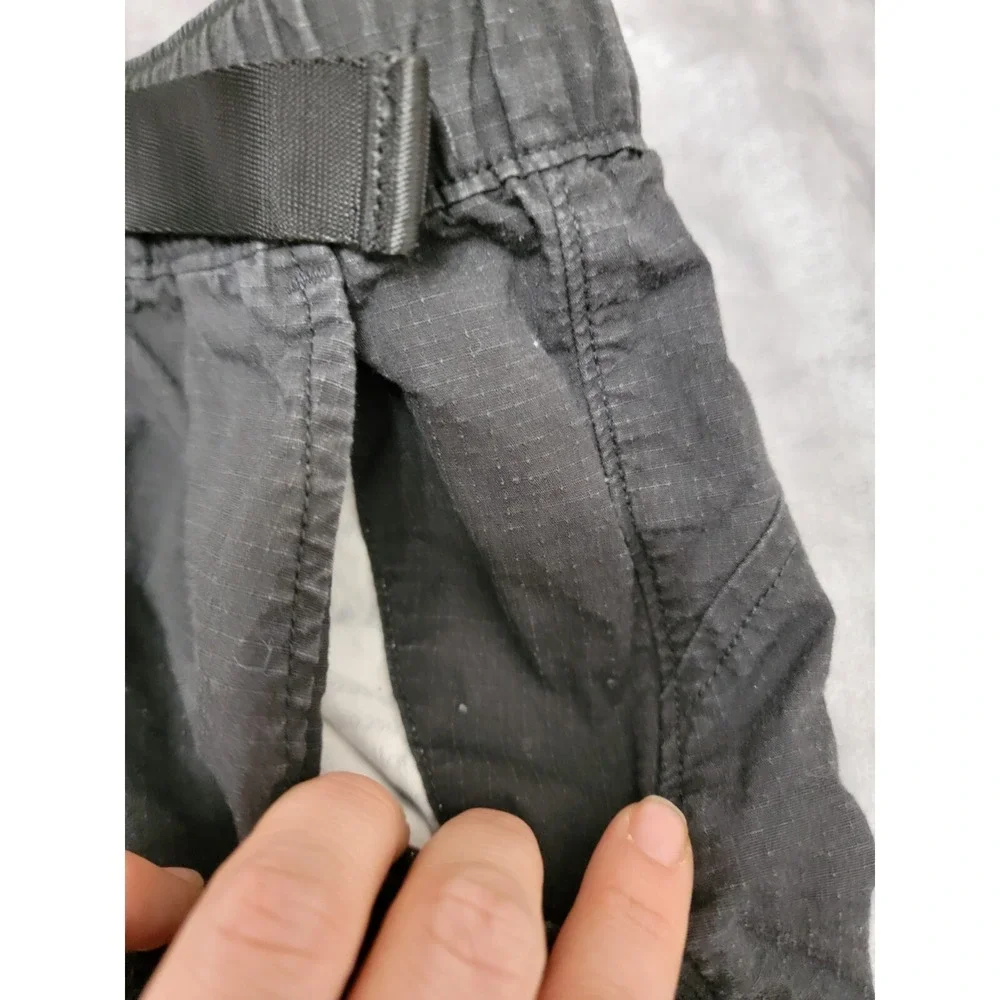 Levi's Ripstop Belted Shorts Mens Medium Black‎ 8